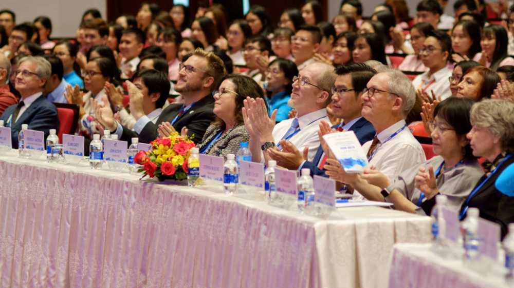 Delegates and guests attended the Opening Session 