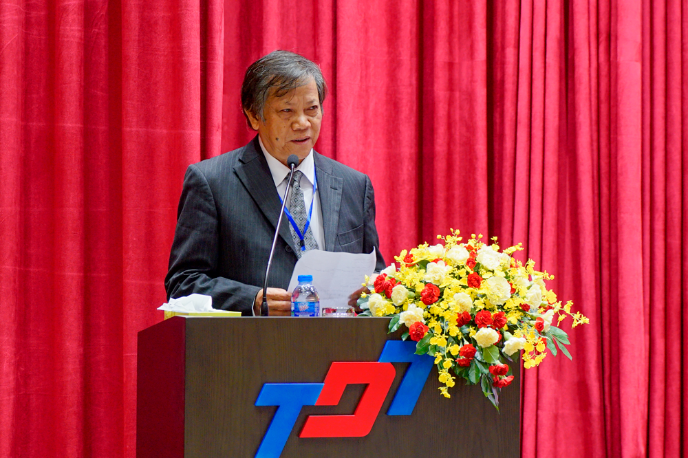 Associate Professor. Nguyen Van Hue, ICVS 2018 Chairman delivering the opening speech