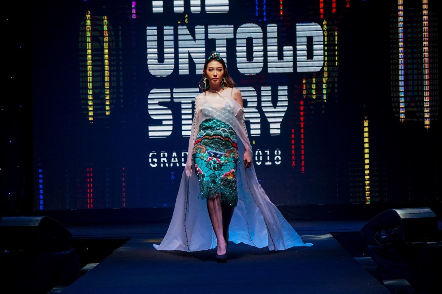Unique fashion performance from students in the Gala