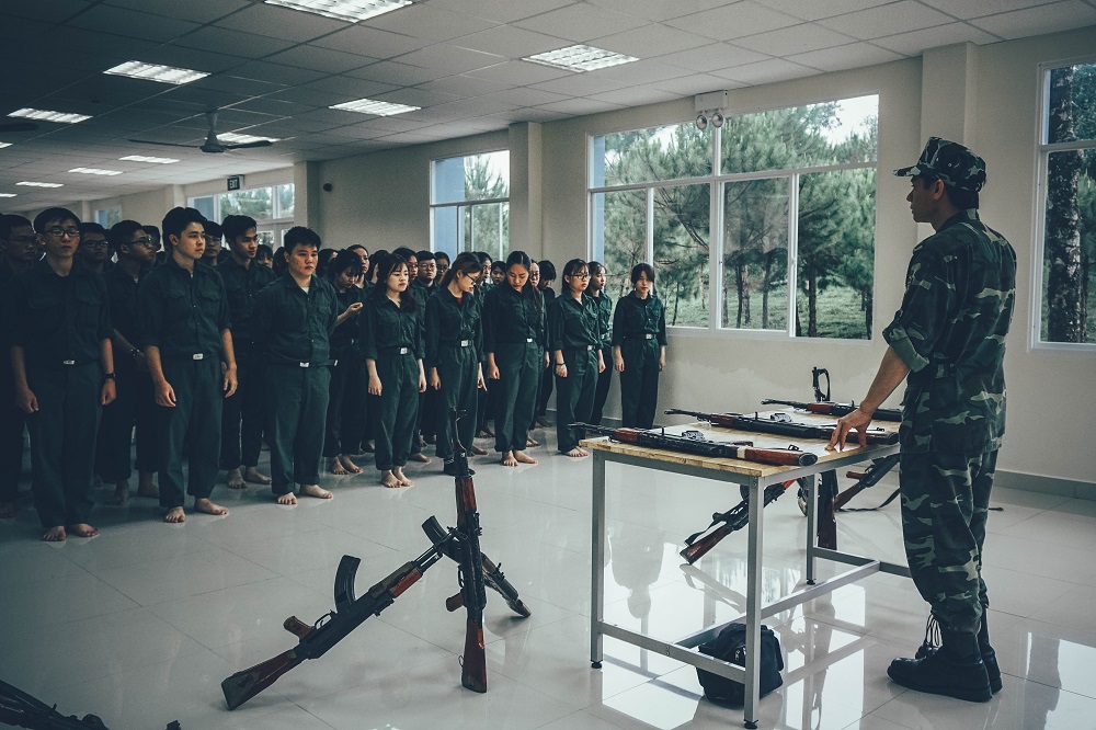 Học kỳ quân đội tại KTX cơ sở Bảo Lộc