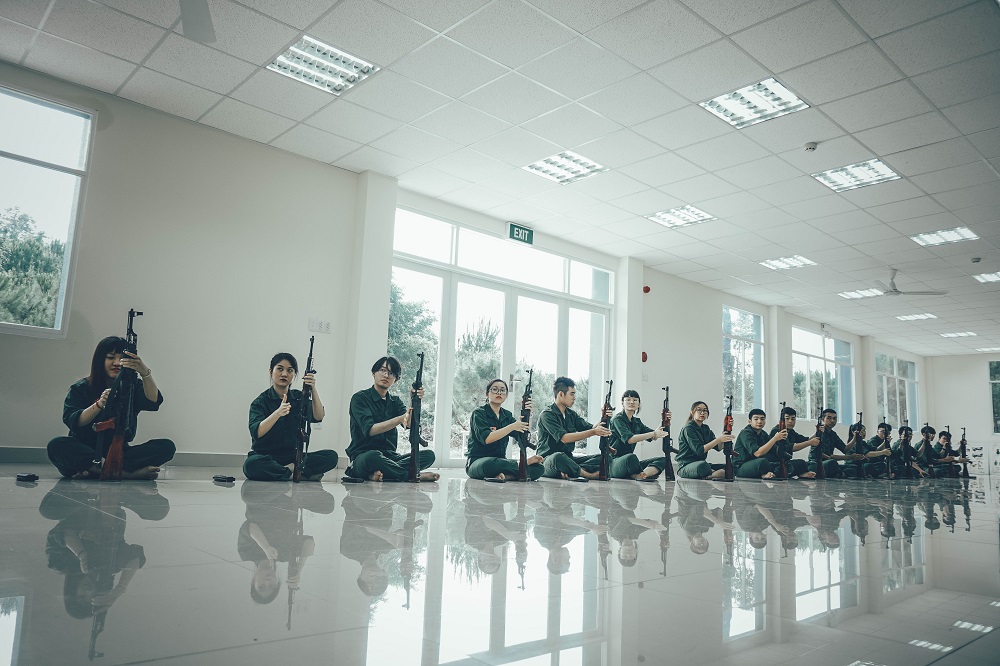 Học kỳ quân đội tại KTX cơ sở Bảo Lộc