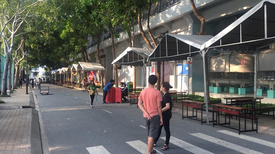 Đường nội bộ quanh Ký túc xá