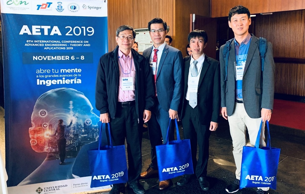 Dr. Tran Trong Dao (second from the left) in a scientific event