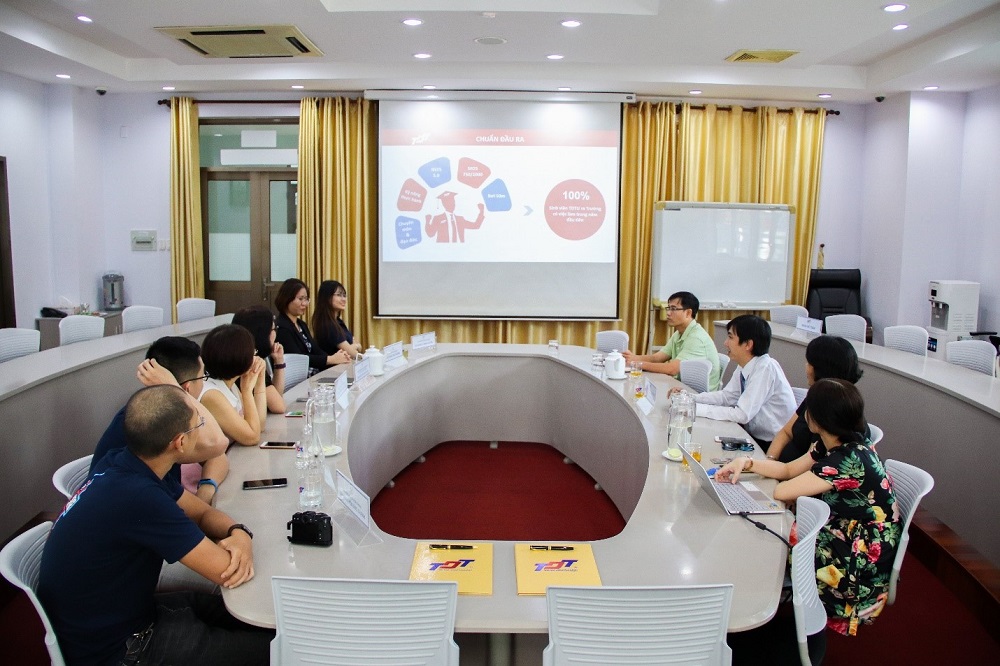 Buổi làm việc giữa TDTU với Tập đoàn Manpower Việt Nam (thành viên của Manpower Group, Tập đoàn tuyển dụng-tư vấn-cung ứng và quản lý nhân sự hàng đầu thế giới)