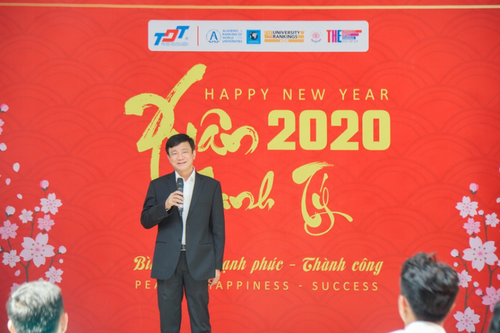 GS. Lê Vinh Danh, Hiệu trưởng chúc mừng năm mới toàn thể thành viên TDTU