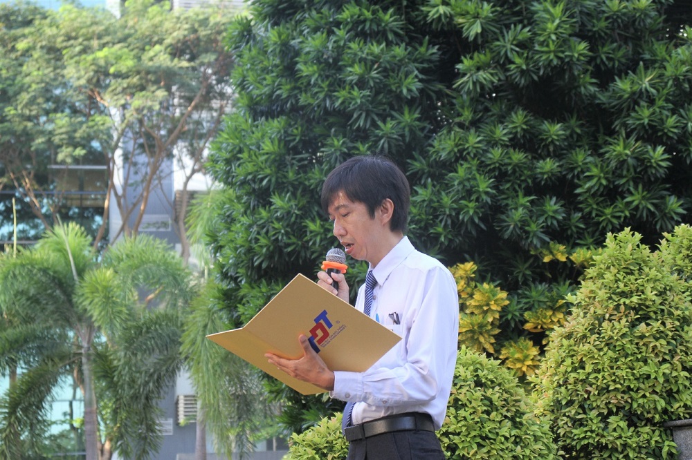 TS. Võ Hoàng Duy, Phó bí thư Đảng ủy ôn lại lịch sử phát triển của TDTU  