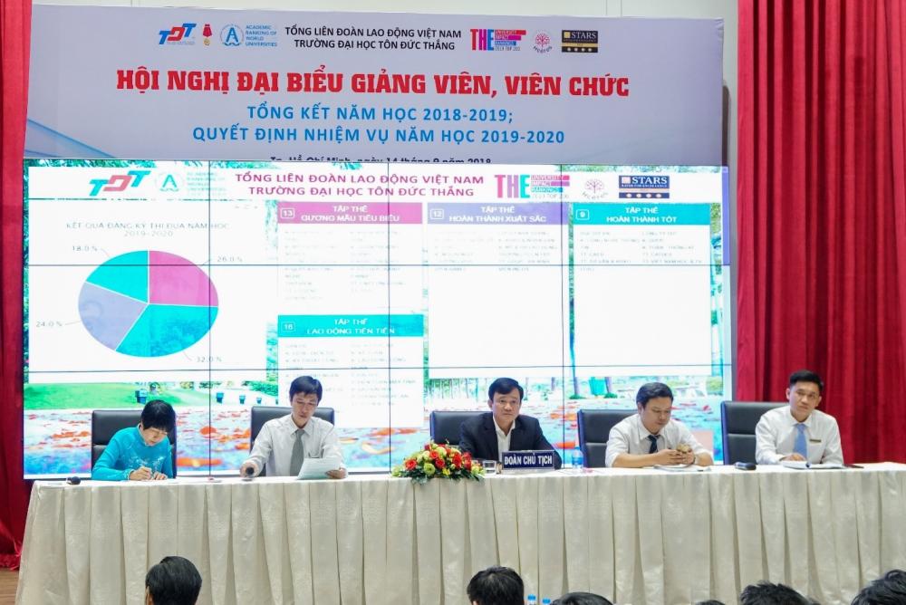 The Presidium running the Conference