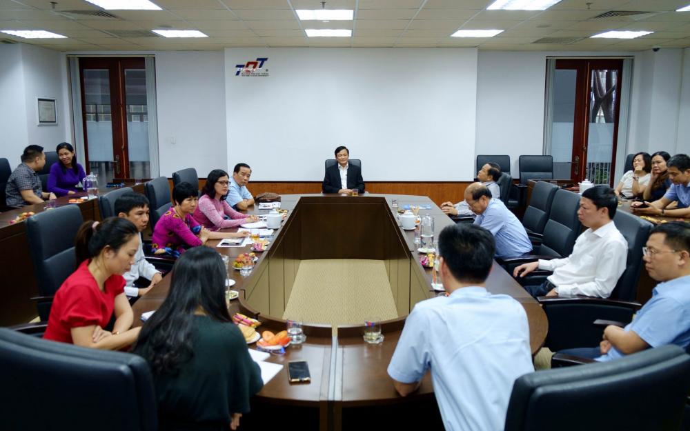 Buổi làm việc giữa Đoàn với Lãnh đạo TDTU