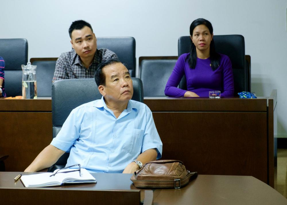 Ông Phạm Ngọc Lan quan tâm đến những khó khăn về cơ chế mà TDTU đang đối mặt; và nhấn mạnh Hiệp hội sẽ luôn ủng hộ Nhà trường 