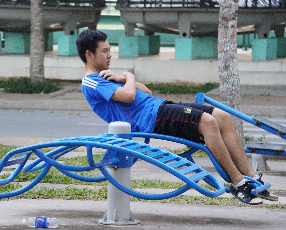 Sinh viên nội trú tham gia câu lạc bộ thể dục thể thao Ký túc xá