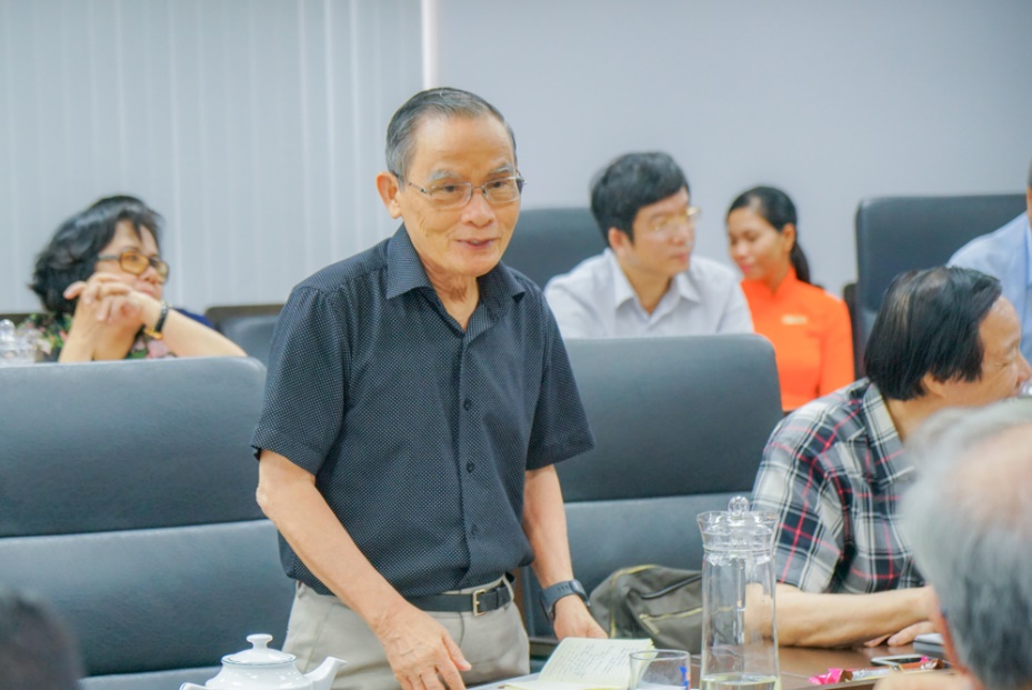 Lãnh đạo Hiệp hội phát biểu cảm nghĩ và sự quan tâm về mô hình tự chủ đại học của TDTU