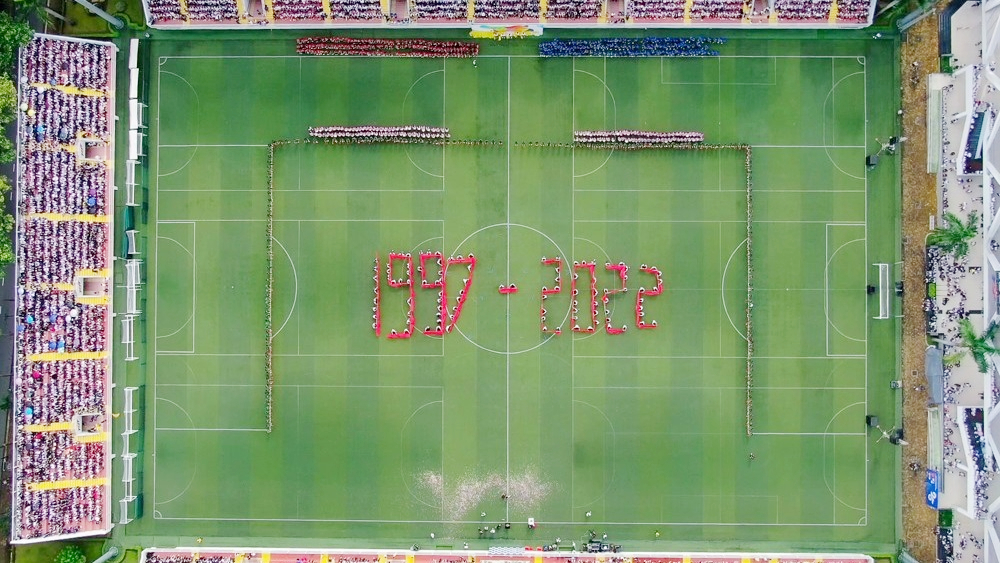 Các tiết mục đồng diễn đặc sắc của sinh viên TDTU.