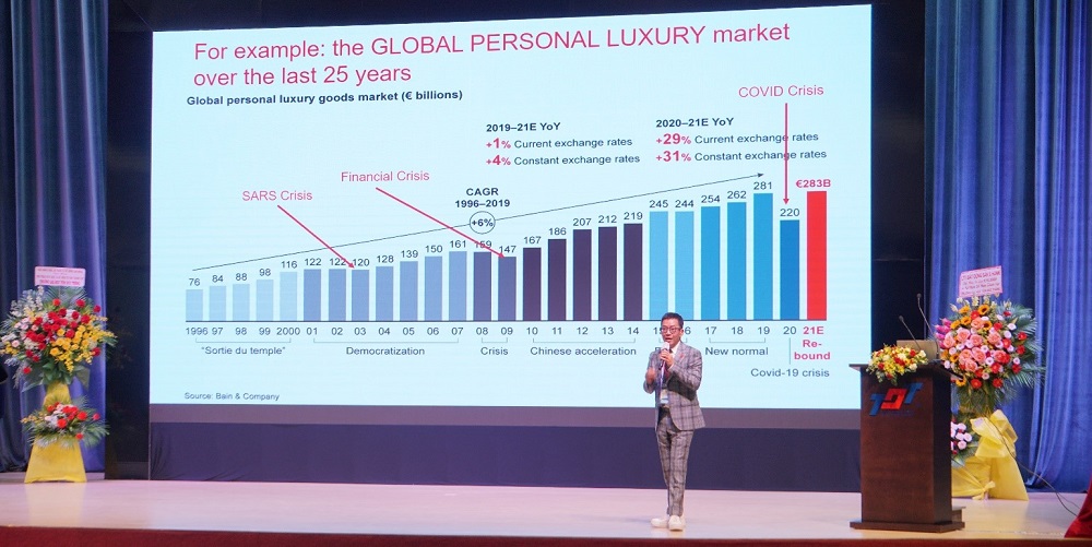 The speakers presenting introductory reports and discussing at the opening session.