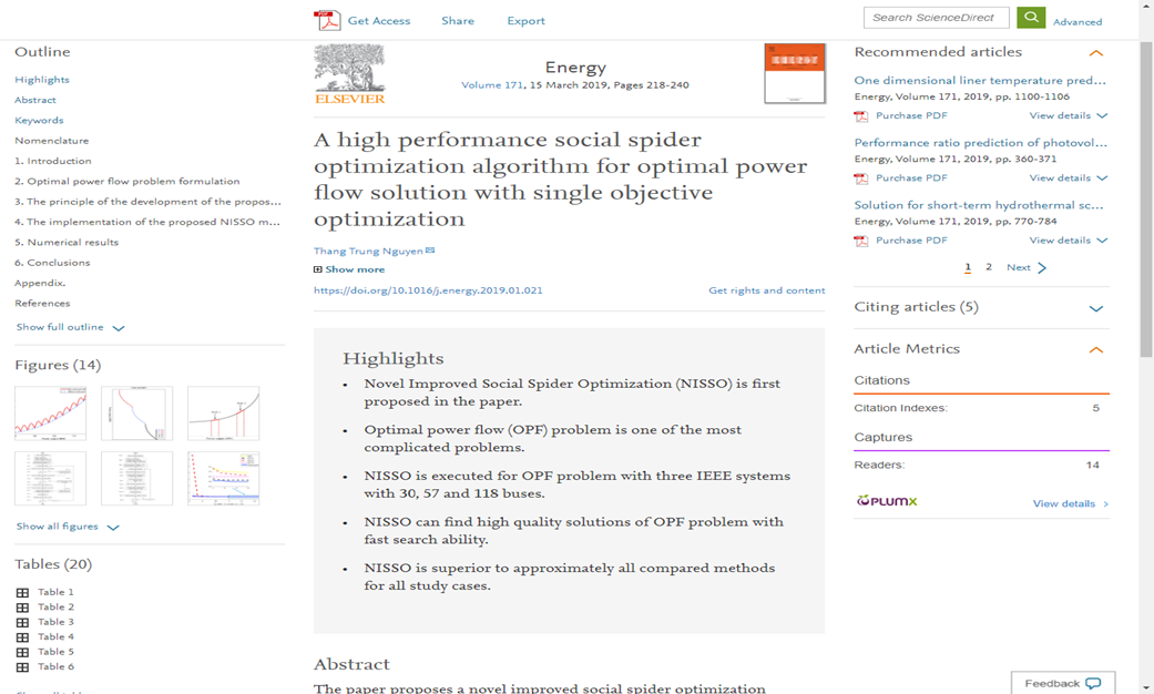 Ảnh bài báo trên Energy