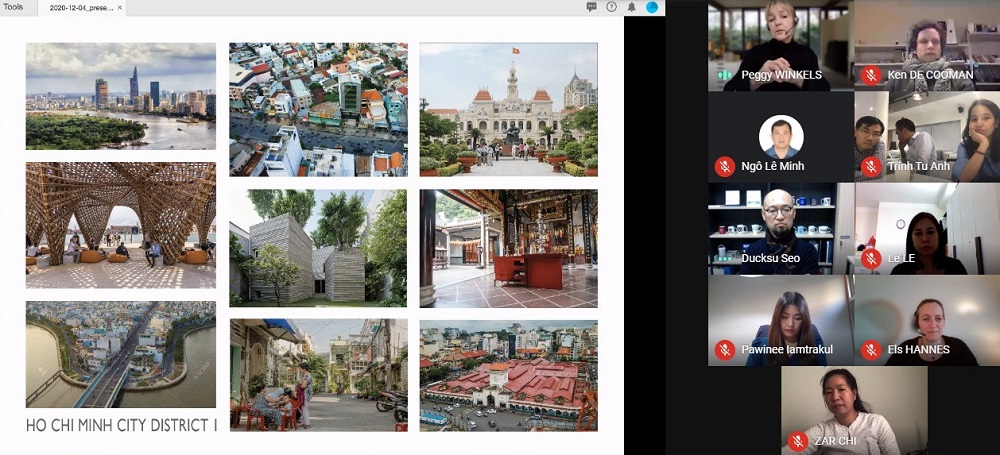 Các nhóm làm việc trực tuyến.