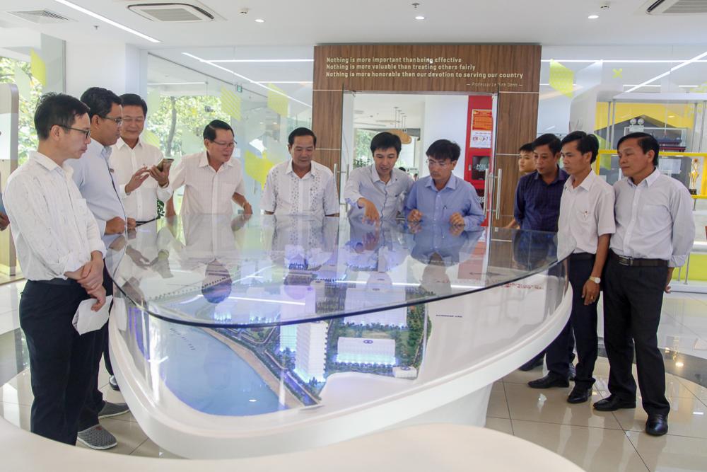 The Delegation visiting Inspire Library